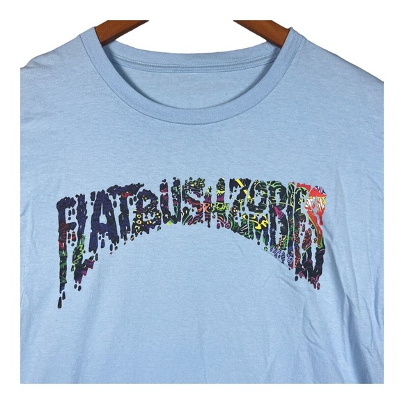 Flatbush Zombies Glorious Dead Blue Brooklyn Rap Hip Hop T Shirt Men's sz L - Picture 3 of 3